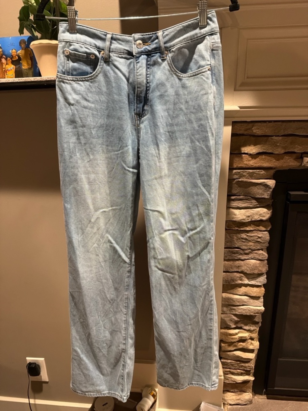 Thread & Supply Light Wash Relaxed Straight Jeans